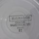 3 dessert plates from Digoin Sarreguemines, Malmaison pattern
