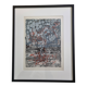 Jean-Paul Riopelle – Original lithograph – 1970 – Framed 42 x 52 cm