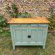 Buffet parisien vintage couleur vert cèdre