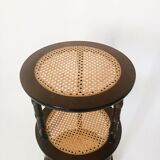 Side table in cannage