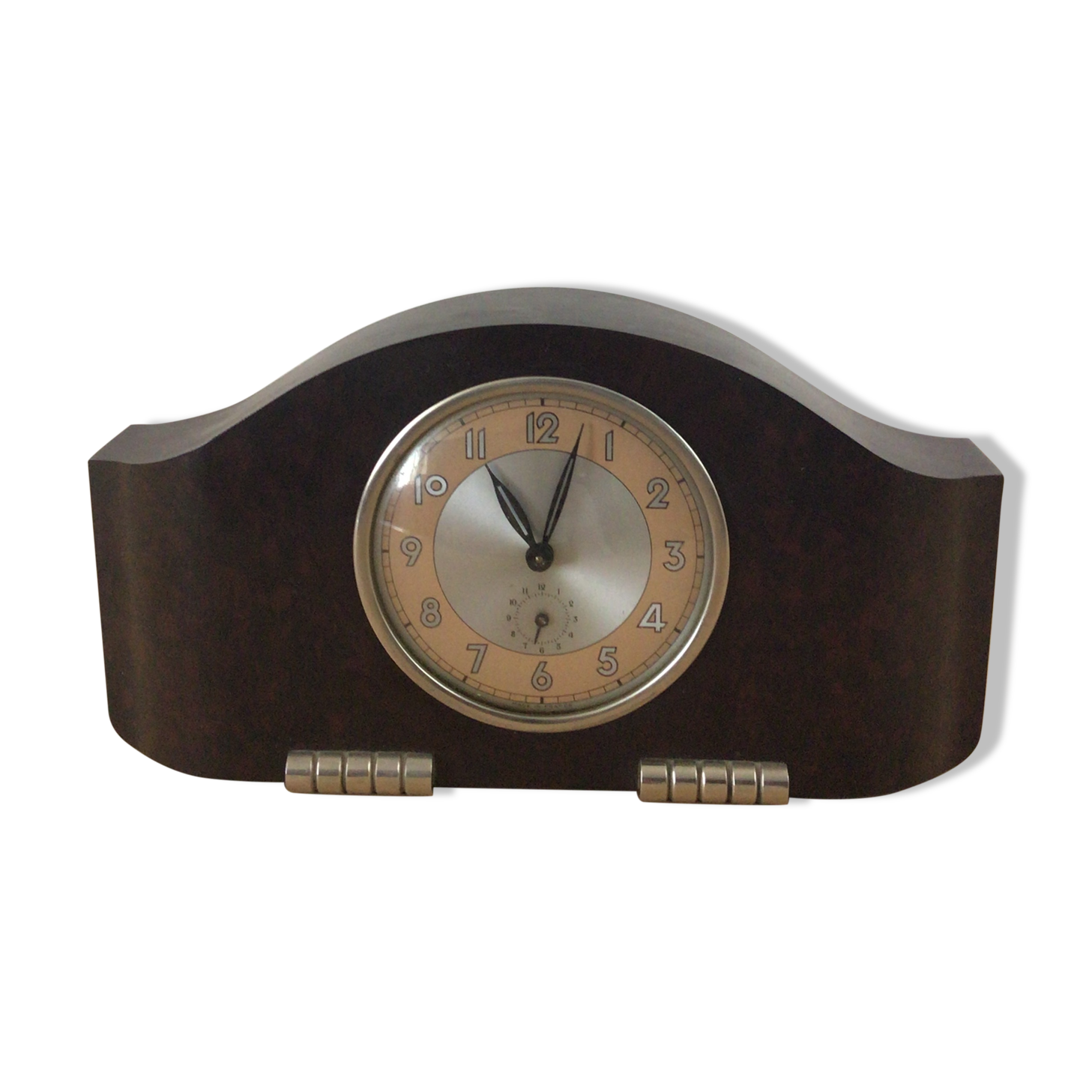 Art deco clock in bakelite