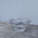 Bougeoir en cristal chauffe plat en verre Cristallerie Lorraine