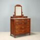 Antique Art Nouveau mahogany commode, Italy, 20th century