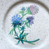 6 floral dessert plates