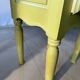 Pair of vintage carved wooden bedside tables.
