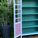 Vintage 1960s Parisian glass cabinet