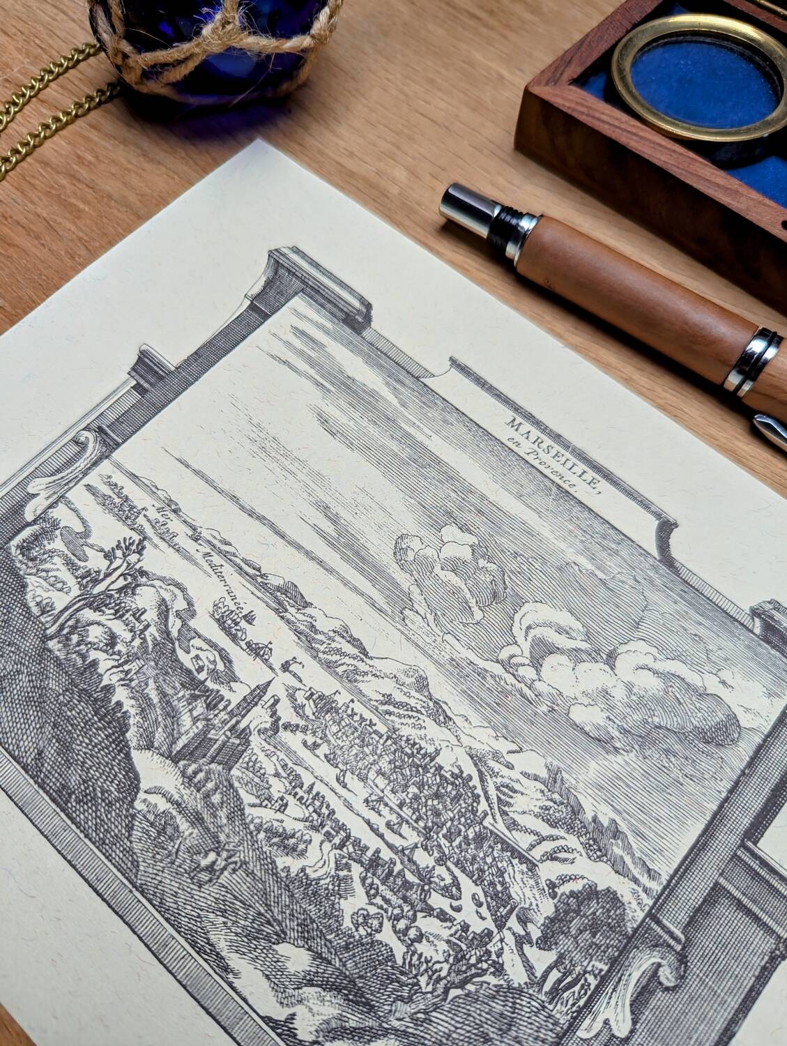 Printed in 1970, Marseille, Bouches-du-Rhône. Original vintage.