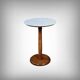 Walnut and marble gueridon, Restoration style – early 20th century