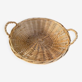 Panier de presentation  osier vintage