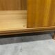 Scandinavian 3-door wardrobe in blond teak
