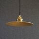 old opaline pendant light painted gold, delivered with new cable and socket