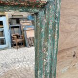 Burmese teak mirror