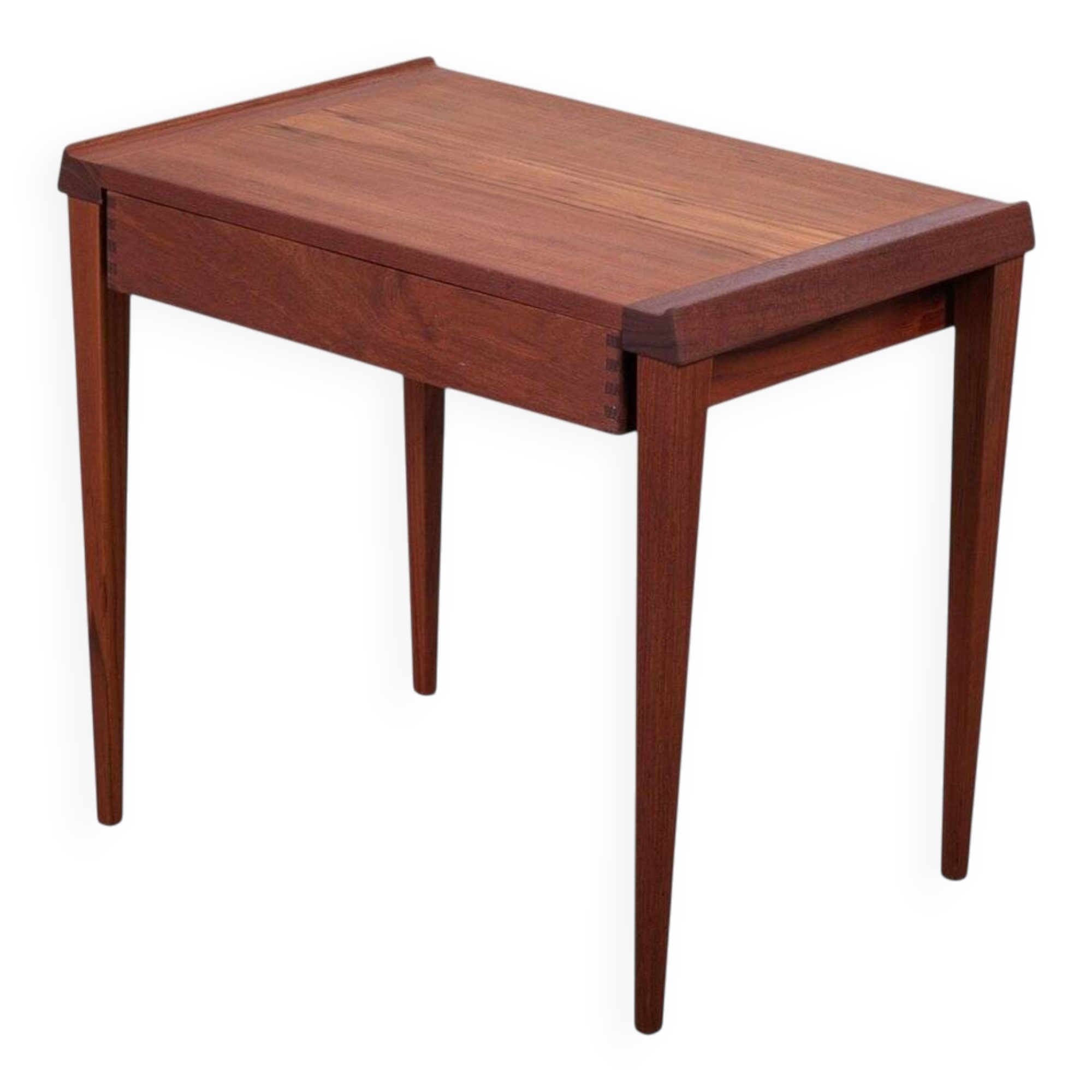 Teak Side Table with Drawer, Denmark, 1960s