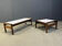 Belgian coffee table set in wenge by Beaufort, 1960s