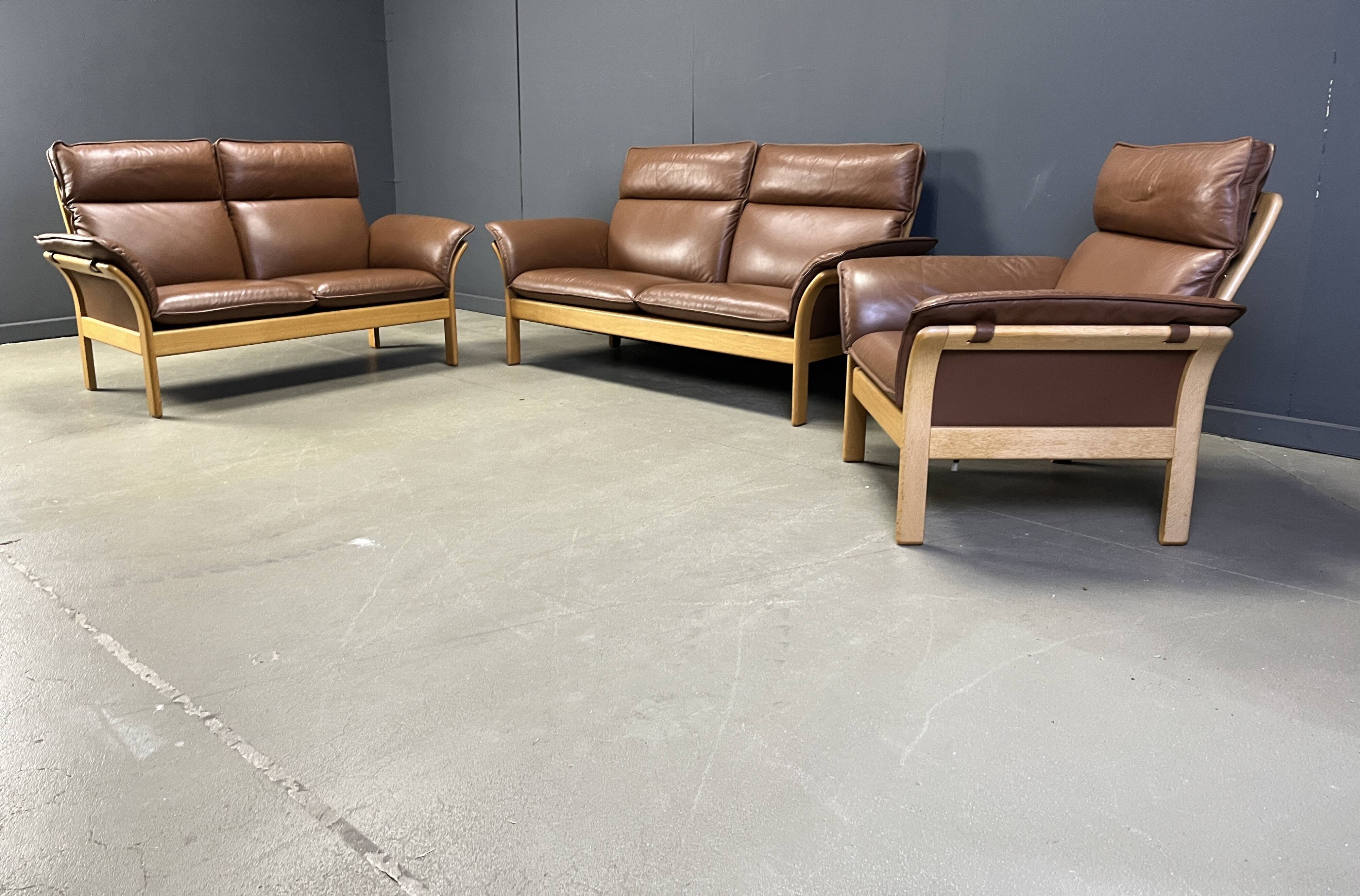 Vintage Scala sofa set by Dreipunkt International, 1970s