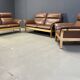 Vintage Scala sofa set by Dreipunkt International, 1970s