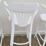 Set of 3 bentwood restaurant bar stools bistro