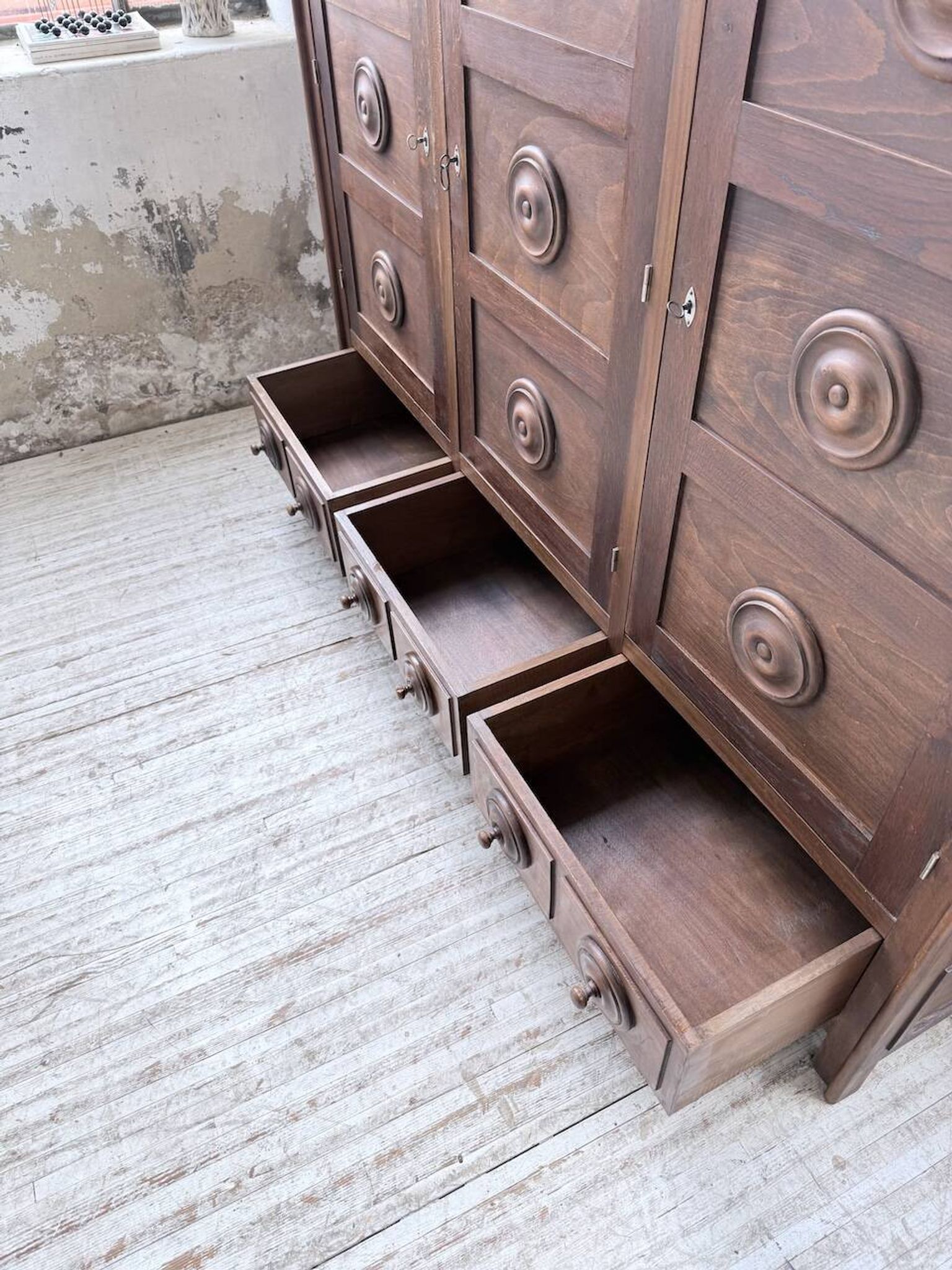 Oak wardrobe "Basque" Dudouyt