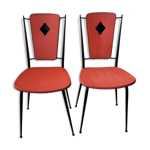 Paire de chaises vintage