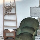 Fauteuil crapaud vert