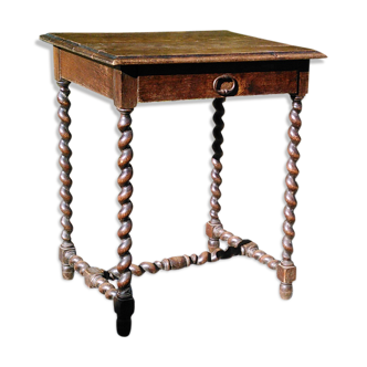 Console en chêne foncé