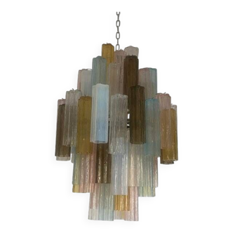 Contemporary Modern "Tronco" Murano Glass Sputnik Chandelier Venini Style