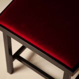 Lot 4 chairs by frank lloyd wright, 80s