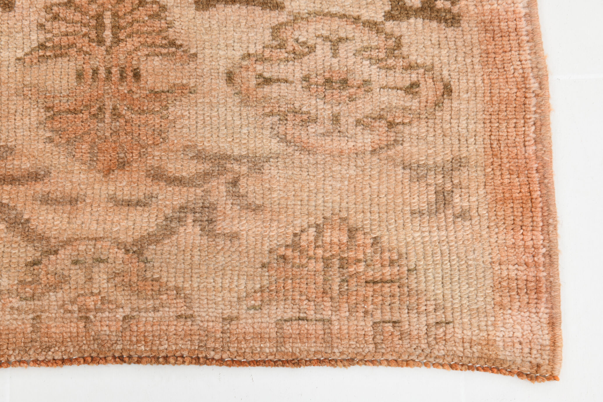 Brown beige vintage rug 325x218cm