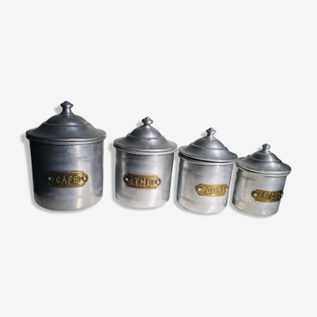 Pots à épices en aluminium