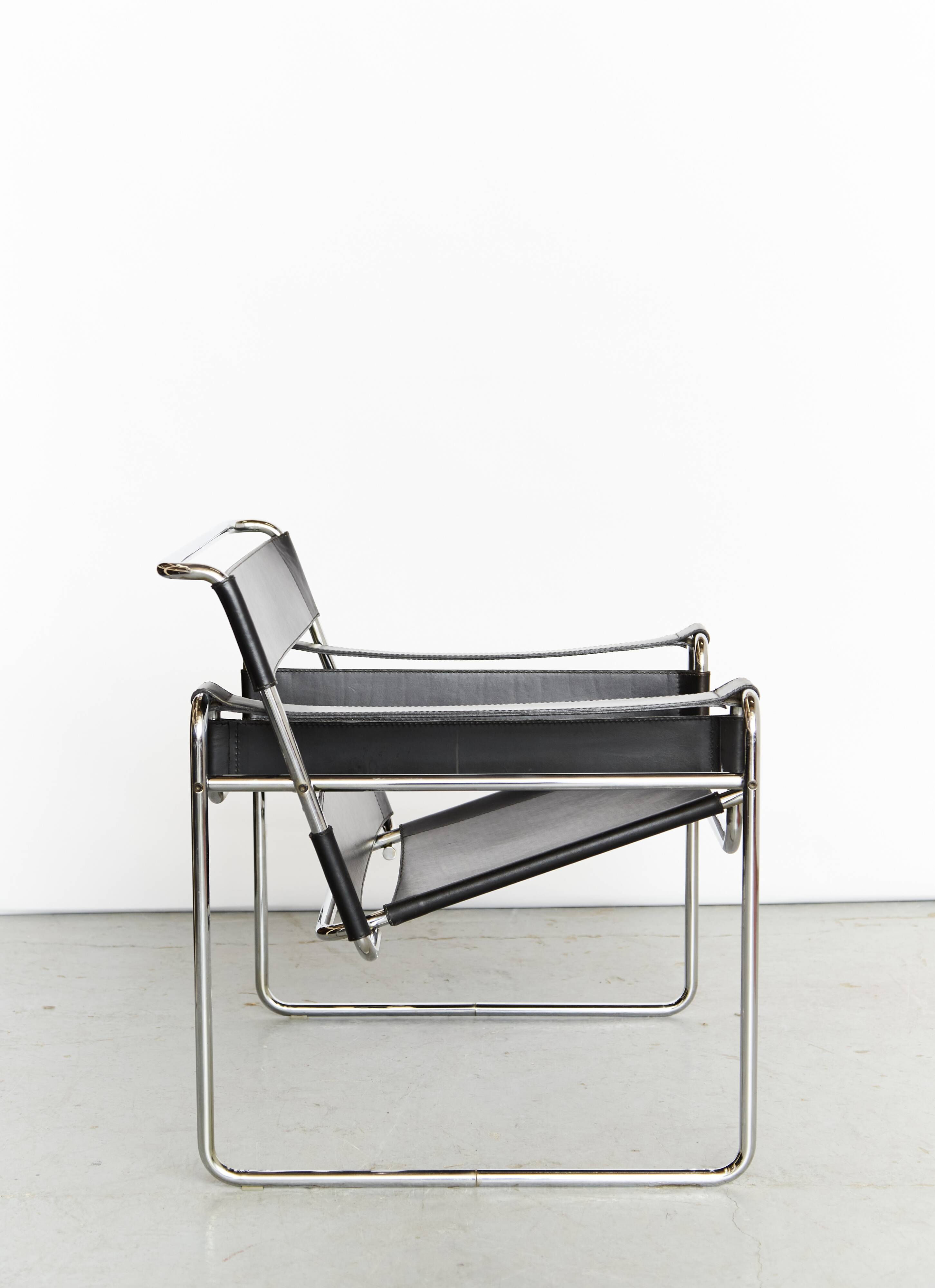Marcel Breuer B3 "Wassily Chair" club armchair for Gavina
