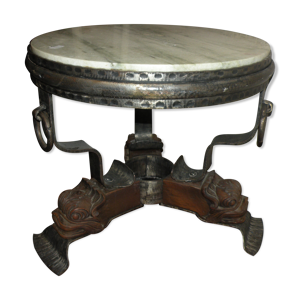 table basse au poisson - fer