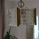 Lustre laiton verre vintage