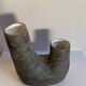 Organic-shaped stoneware vase