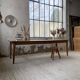 Farmhouse table with spindle legs in oak and pine, 2.5m
