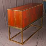 Maison JANSEN Commode en laque nuagée vers 1970
