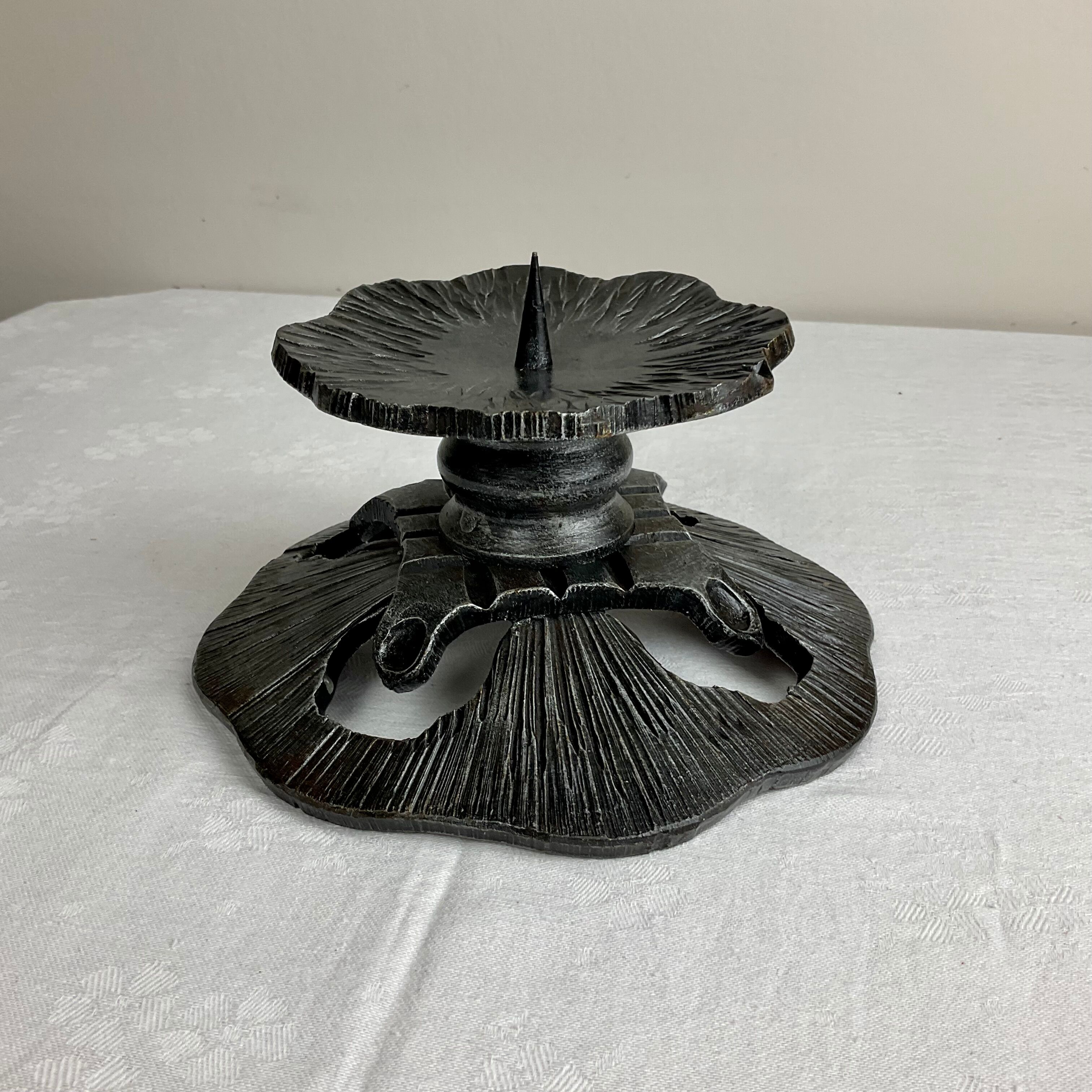 Very massive brutalist style candle holder