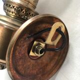 Old pair of brass wall light