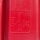 Vintage red plastic locker for 35 bottles of 25 cl anchor beer