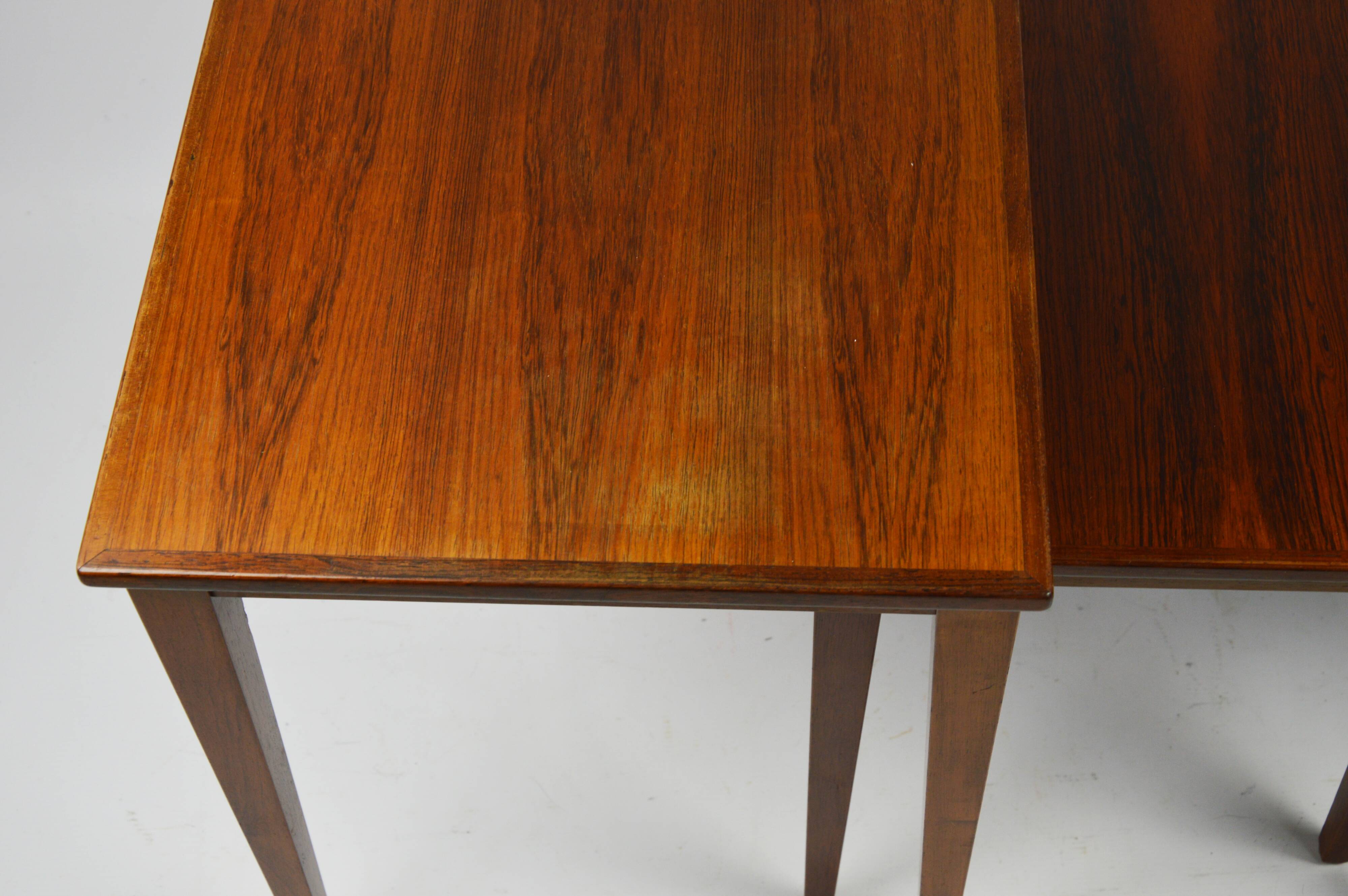 Set of three tables, 1970s