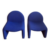 Pair of Atal low chairs - design from the 1970s.
