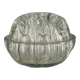 Old molded glass flower picker, 19 holes