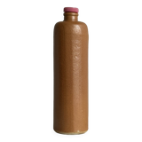 Decorative stoneware bottle.