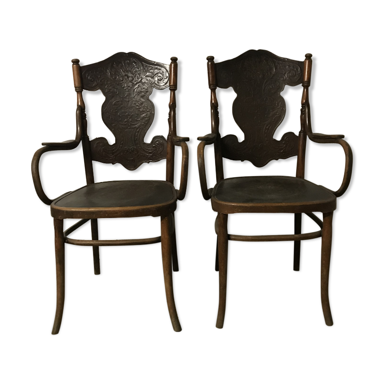 Pair of John & Joseph Kohn armchairs