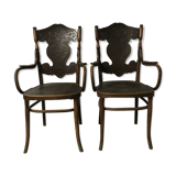 Pair of John & Joseph Kohn armchairs