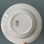 Set of 7 mismatched hollow plates Terre de Fer XIXth