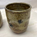 Set of 2 sandstone coffee cups