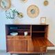 Vintage signed high sideboard / silver dresser