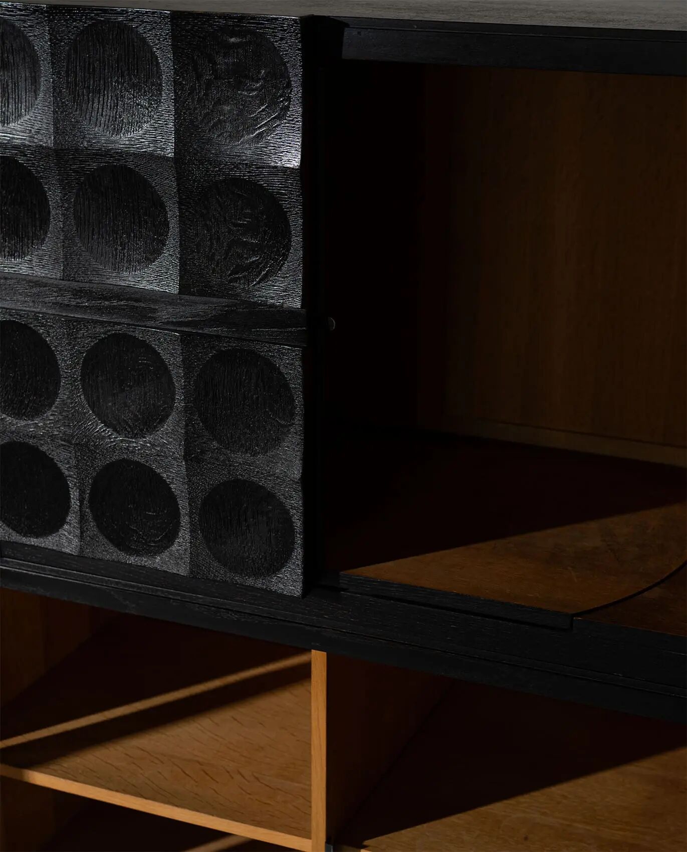 Brutalist Cabinet by J. Batenburg, Belgium 1970s