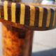 Side table in marquetry