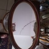 Old oval mirror